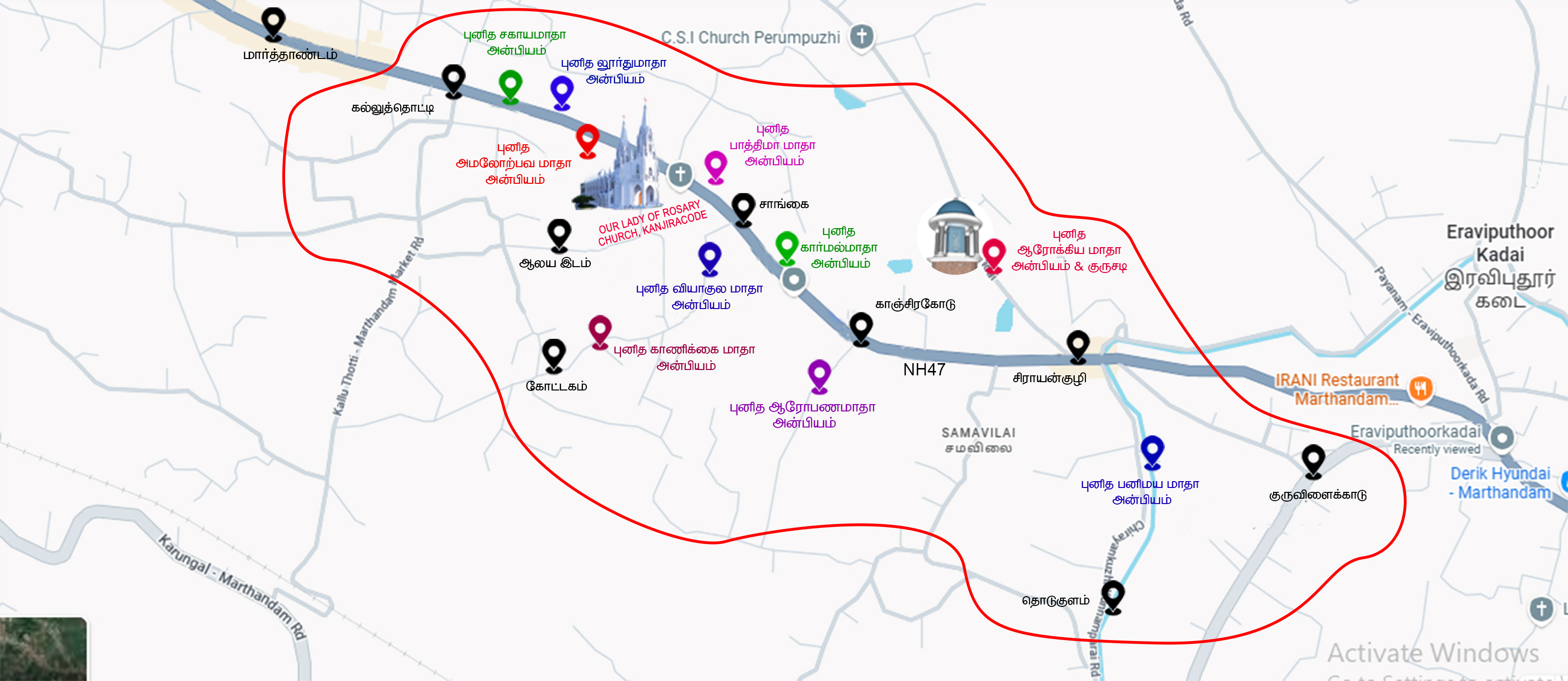 RosaryChurchMap